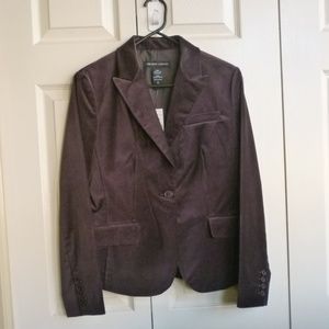 New York & Company - Velvet Blazer - Deep Wine